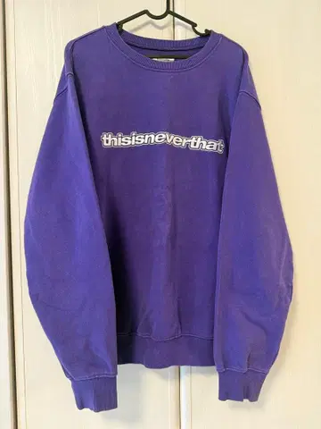 thisisneverthat 크루넥 맨투맨 퍼플