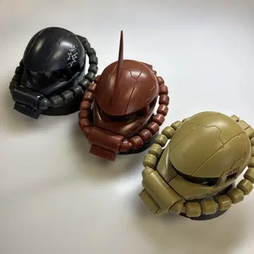 [ 중고 고품질 ] EXCEED MODEL ZAKU HEAD 3종 세트