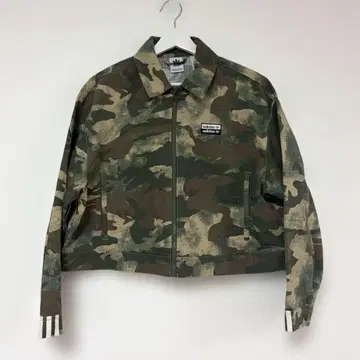adidas 카모플라쥬 숏 기장 밀리터리 자켓