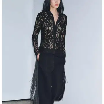 ZARA 레이스 셔츠