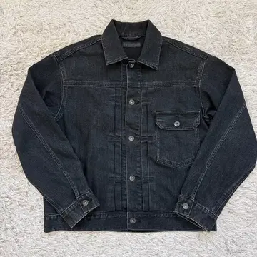 UNIQLO 유니클로 데님 자켓 1st 타입 S 블랙 단종 극 레어