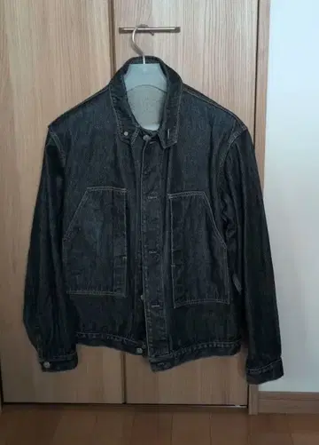 오라리 HARD TWIST DENIM BLOUZON 데님 자켓