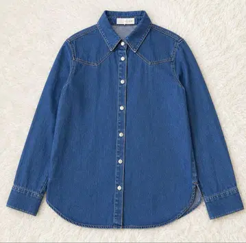 ZARA 리오셀 혼방 데님 웨스턴 셔츠 S