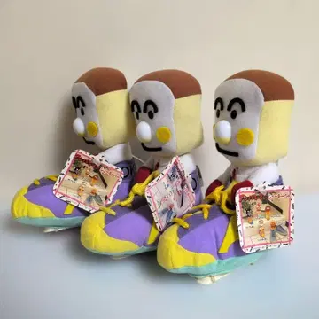 호빵맨 식빵맨 신발 키퍼 3개 세트 레트로 봉제 인형