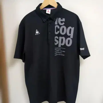 le coq sportif 르꼬끄 스포르티브 드라이 사슴 무늬 반팔 피케 셔츠