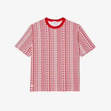 [레어] LACOSTE x NETFLIX 콜라보 티셔츠 M 완판템