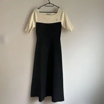 JILLSTUART 니트 원피스 바이컬러