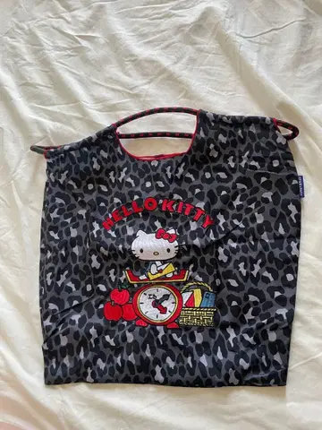 Hello Kitty 레오파드 무늬 에코백 M