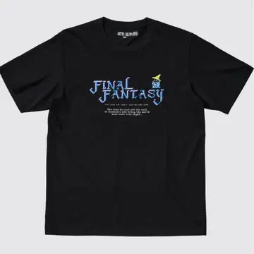 새상품 유니클로 파이널 판타지 35주년 콜라보 T셔츠 XL 사이즈