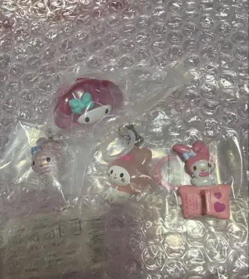 산리오 크리스탈 메지루시 액세서리 키링 행거 마이멜로디