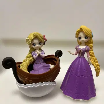 가챠가챠 Disney 프린세스 라푼젤 피규어 2개 세트