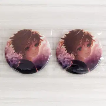 카가미네 렌 Fire Flower 캔뱃지 2세트