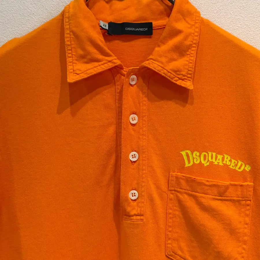 DSQUARED2 Orange Polo (Made In Italy)