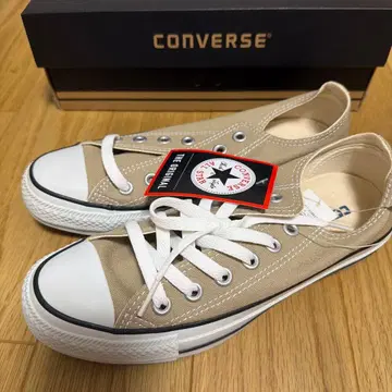 새상품 CONVERSE ALL STAR 로우컷 베이지