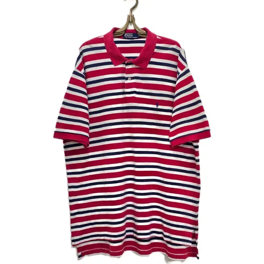 USA Polo Ralph Lauren 레드 네이비 스트라이프 PK
