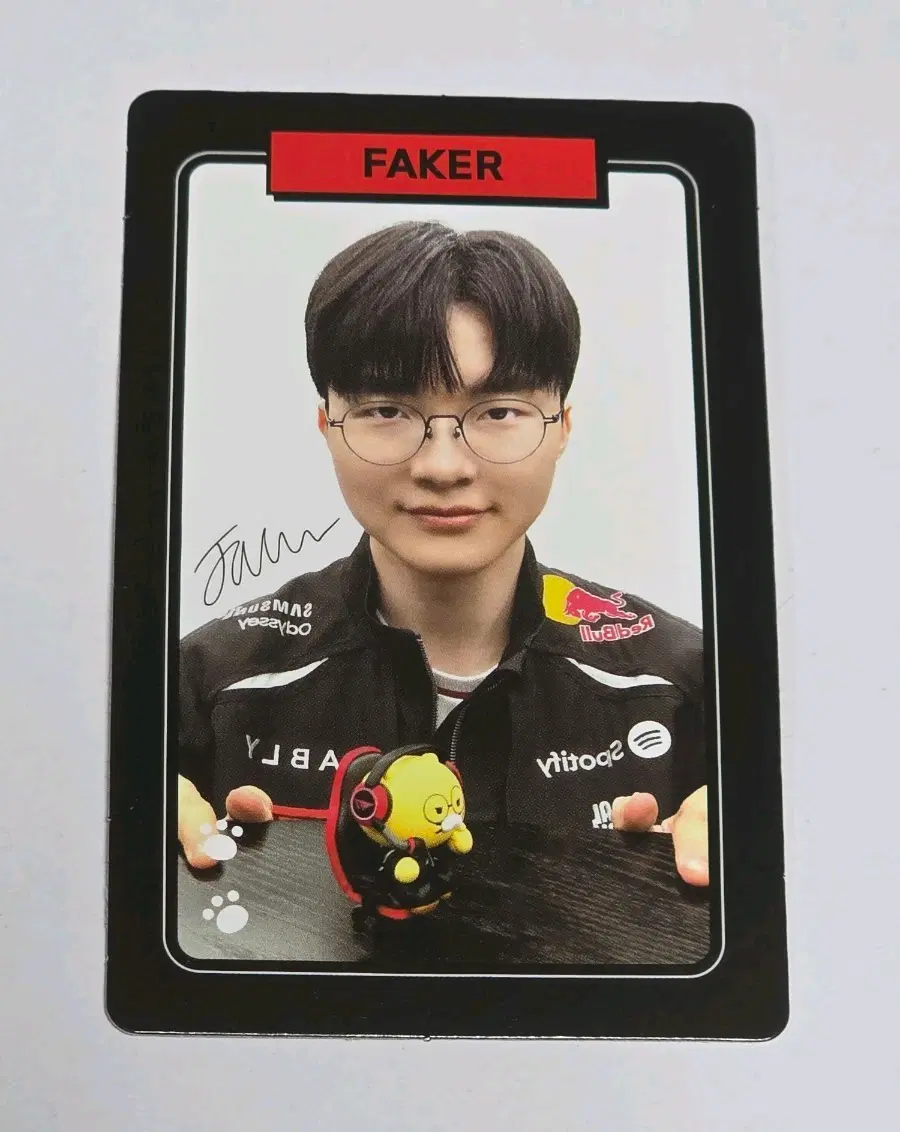 페이커 춘식이 피규어 포토카드
