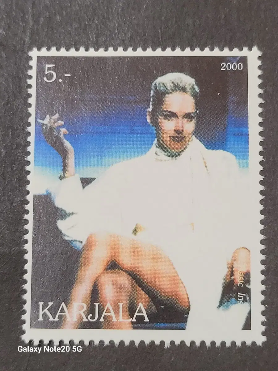 2000년 미국 할리우드배우 샤론스톤기념 우표Basic Instinct Sharon Stone