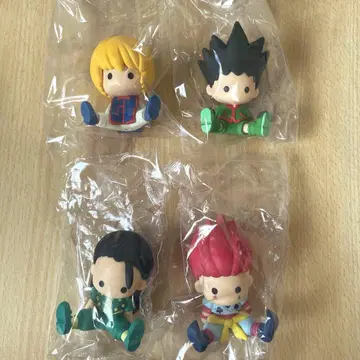 HUNTER x HUNTER 페타도르 4종 세트. 곤. 크라피카. 히소카. 이르미