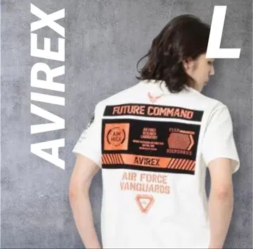 AVIREX FUTURE COMMAND 티셔츠 화이트 L