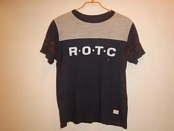 카이세이도 ROTC 반팔 T셔츠 바이컬러 마린 네이비 사이즈 4