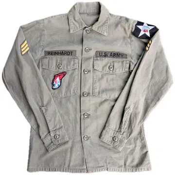 70s 미군 실물 US army 유틸리티 셔츠 OG-107 밀리터리