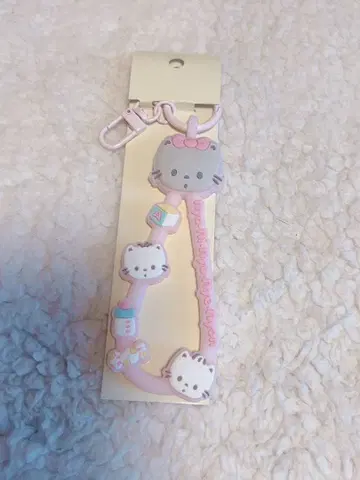 산리오 캐릭터 대상 고무줄 키링 냐니뉴녜뇬
