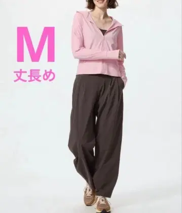 유니클로 울트라 스트레치 액티브 와이드 팬츠/긴 길이
