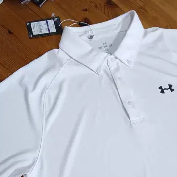 언더아머 골프 셔츠 화이트 2XL