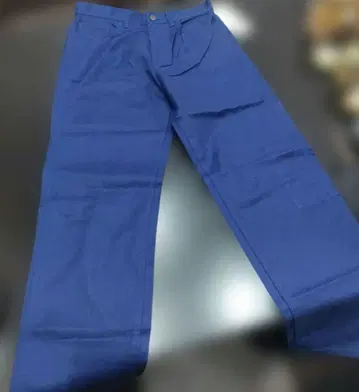 새상품 ck 캘빈클라인 코튼 페인터 팬츠 M 네이비 소가죽 패치 1
