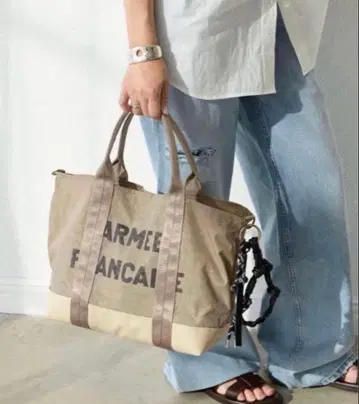별주 [ LUCEBER/루스버 ] military 숄더 BAG 베이지