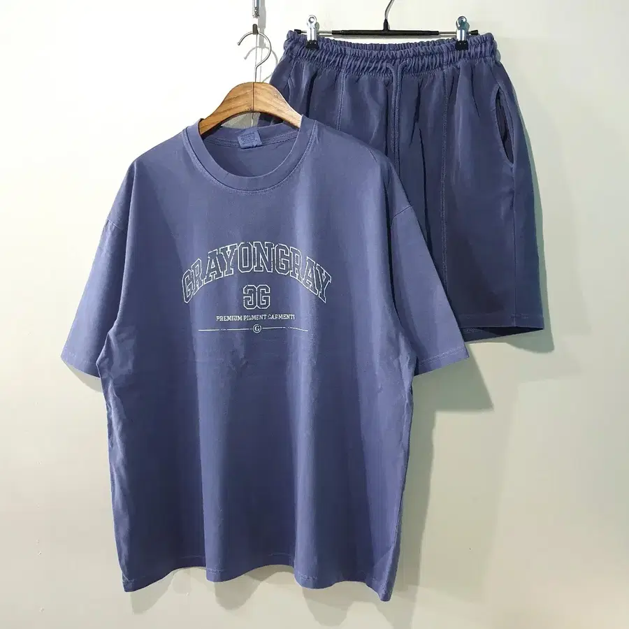 SS신상) 그레이 피그먼트 반팔세트 12color M~4XL