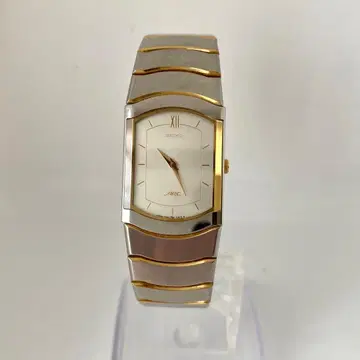 작동 SEIKO ARC 손목시계 렉탱 실버 빈티지