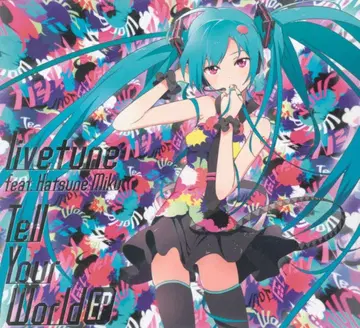 인터넷/방송인 CD 하츠네 미쿠 [ DVD 포함 한정판 ] Tell Your World EP livetune feat. 하츠네 미쿠
