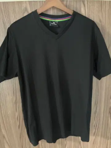 폴스미스 Paul Smith V넥 티셔츠 블랙 L