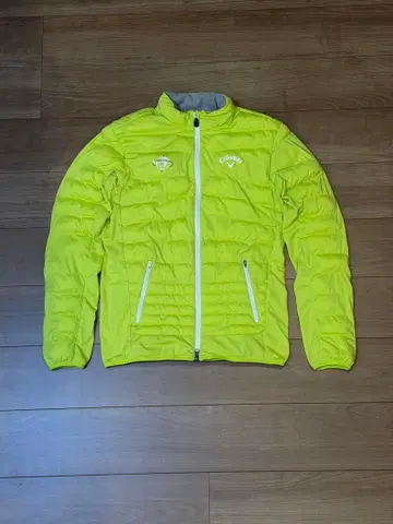 캘러웨이 경량 패딩 자켓 LL 라임 그린 골프 블루종