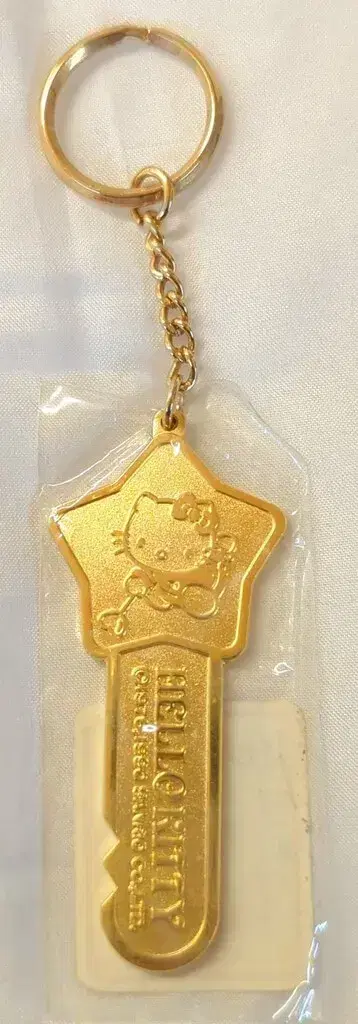산리오 헬로키티 푸로랜드 한정판 열쇠 모양 키링 1990년