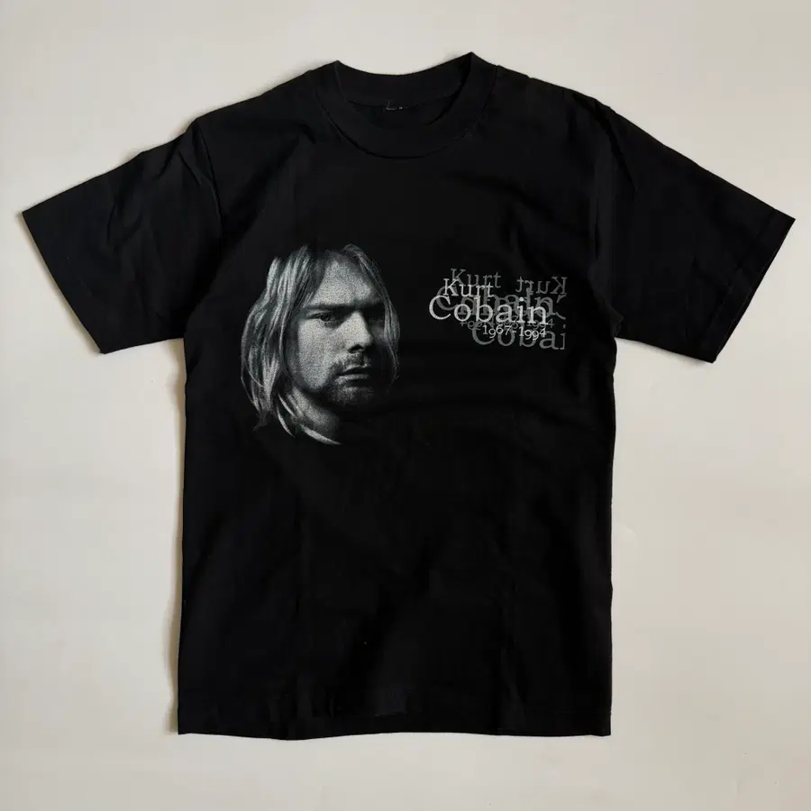 커트 코베인 빈티지 반팔 티셔츠 Kurt Cobain / Band ( S )