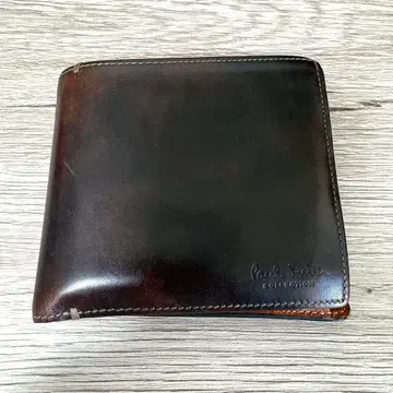 Paul Smith COLLECTION 접이식 지갑 가죽 브라운