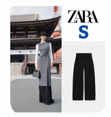 ZARA ZW COLLECTION 와이드 레그 팬츠 S
