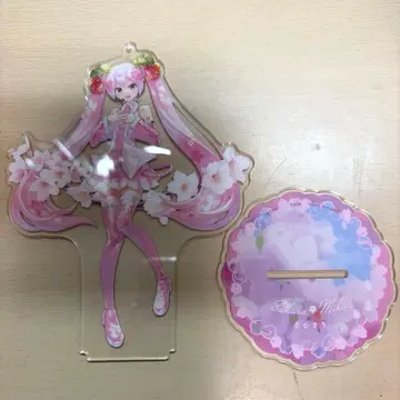 하츠네 미쿠 hatunemiku 아크릴 스탠드 벚꽃 미쿠