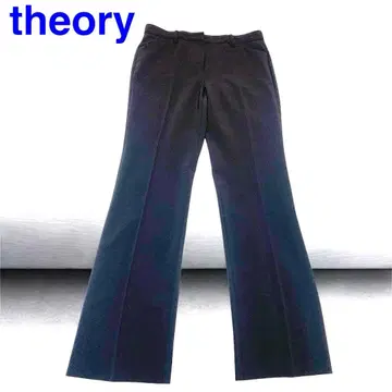 띠어리 Theory 슬림 레그 부츠컷 센터 프레스 스트레치 팬츠 블랙 4