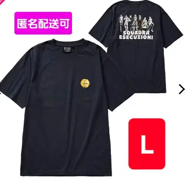 죠죠의 기묘한 모험 워크맨 콜라보 셔츠 네이비 L 사이즈