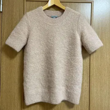 [ COS ] 알파카&모헤어 5부 소매 니트