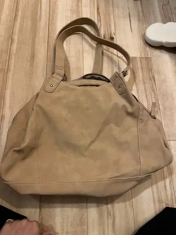 카스타네 kastane 세퍼레이트 미들 BAG 베이지 스웨이드 느낌 백