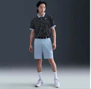 [미사용] NIKE 골프 남성용 21cm 치노 골프 숏 (라이트 블루)