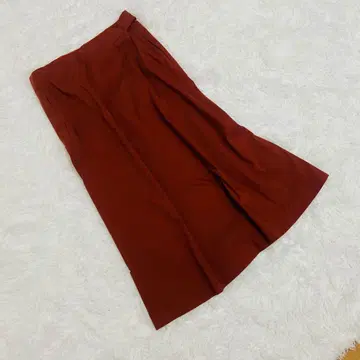HUMAN WOMAN 롱 스커트 테라코타 A 라인 M
