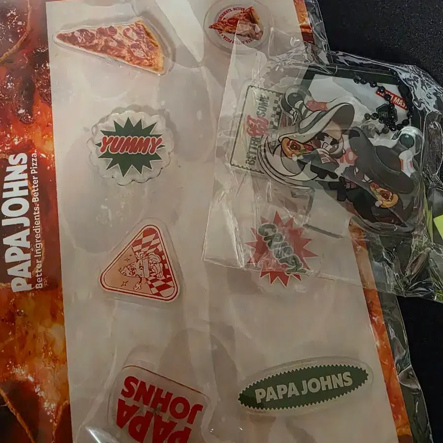 쿠키런 파파존스 체스초코 아크릴키링