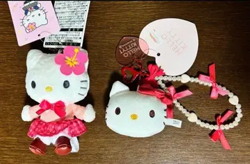 [ 헤이세이 갸루 Hello kitty 50th ] 마스코트 홀더 2개