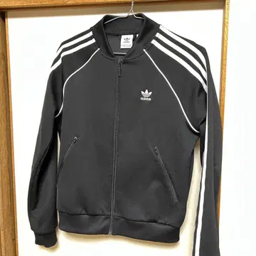 adidas 트레포일 트랙 자켓 블랙