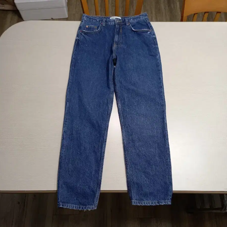 28 ZARA 여성용 워싱 테이퍼드핏 일자진 28-970